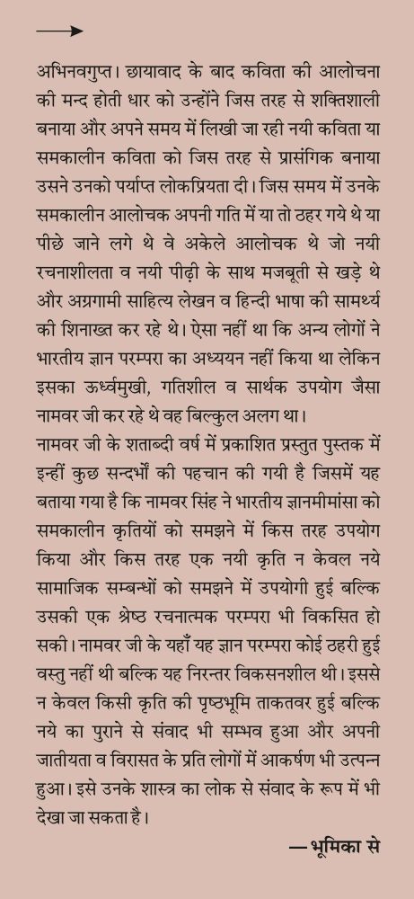 AALOCHNA KI ZAMIN AUR NAMVAR SINGH by Shriprakash Shukla